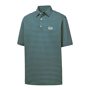 Foot Joy Mens Stretch Lisle Pinstripe Golf Shirt