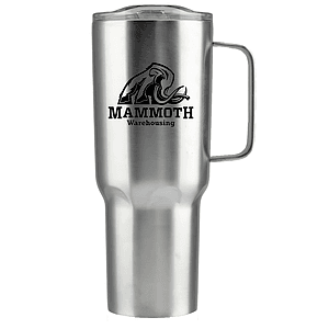 Mammoth Silver Mug With Colored Lid