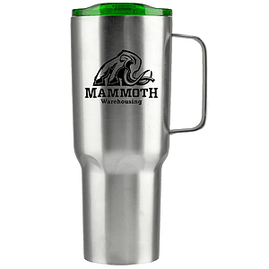 Mammoth Silver Mug With Colored Lid