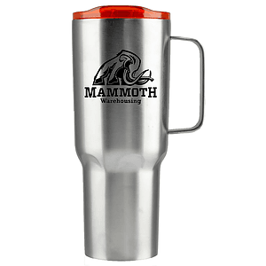Mammoth Silver Mug With Colored Lid