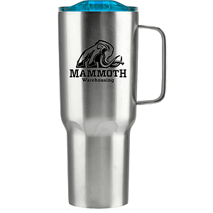 Mammoth Silver Mug With Colored Lid