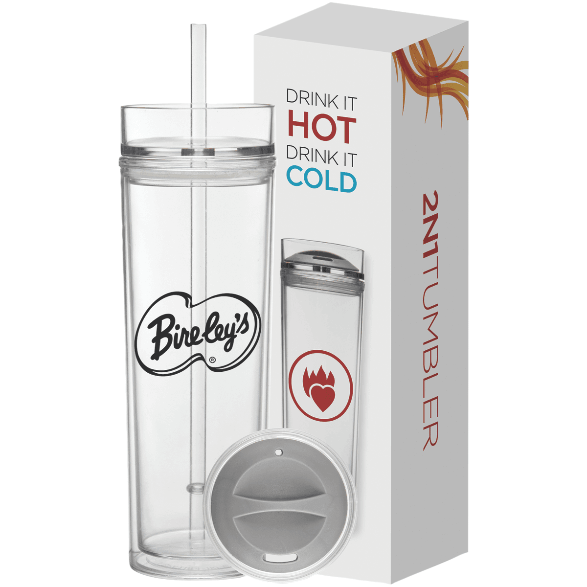 16 oz Tube Tumbler Hot & Cold Gift Set