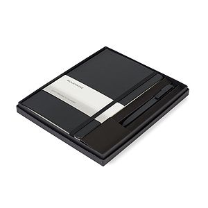 Moleskine® Large Notebook and GO Pen Gift Set