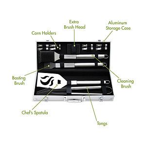 Cuisinart Outdoors® 14 Piece Deluxe Grill Tool Set