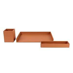 Easton 3 Piece Desktop Organizer Set