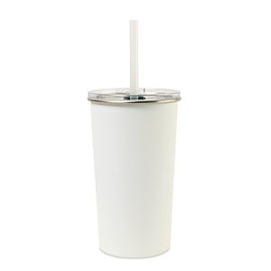Arlo Classics Stainless Steel Tumbler with Straw - 20 Oz.