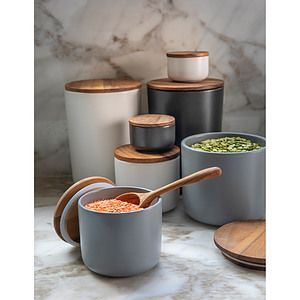 Be Home Brampton Stoneware Container - X-Large - Thumbnail 4