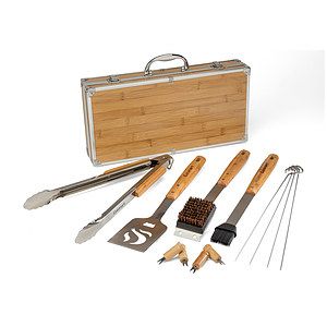 Cuisinart Outdoors® Bamboo 13 PC Grill Tool Set
