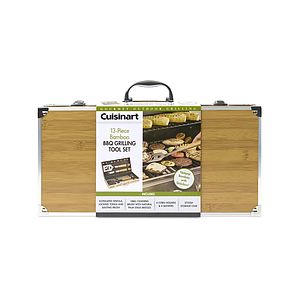 Cuisinart Outdoors® Bamboo 13 PC Grill Tool Set