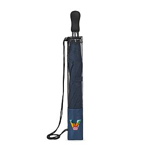 Elements 58" Recycled Auto Open Travel Folding Umbrella