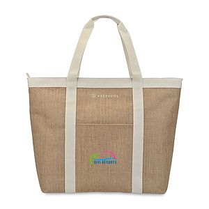 KEEPCOOL® Nairobi Jute Shopper Cooler