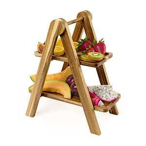 La Cuisine 2 Tier Serving Tray