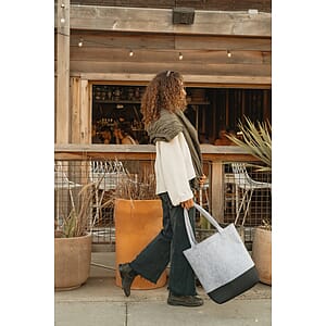 Out of The Woods® Felt Colorblock Tall Tote