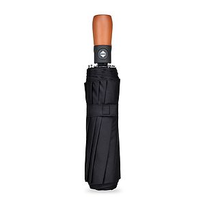 Elements 46" Recycled Auto Open & Close Executive Folding Umbrella