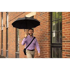 Elements 46" Recycled Auto Open & Close Executive Folding Umbrella