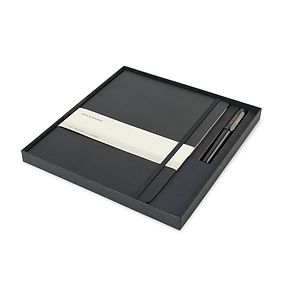 Moleskine® X-Large Notebook and Kaweco Pen Gift Set