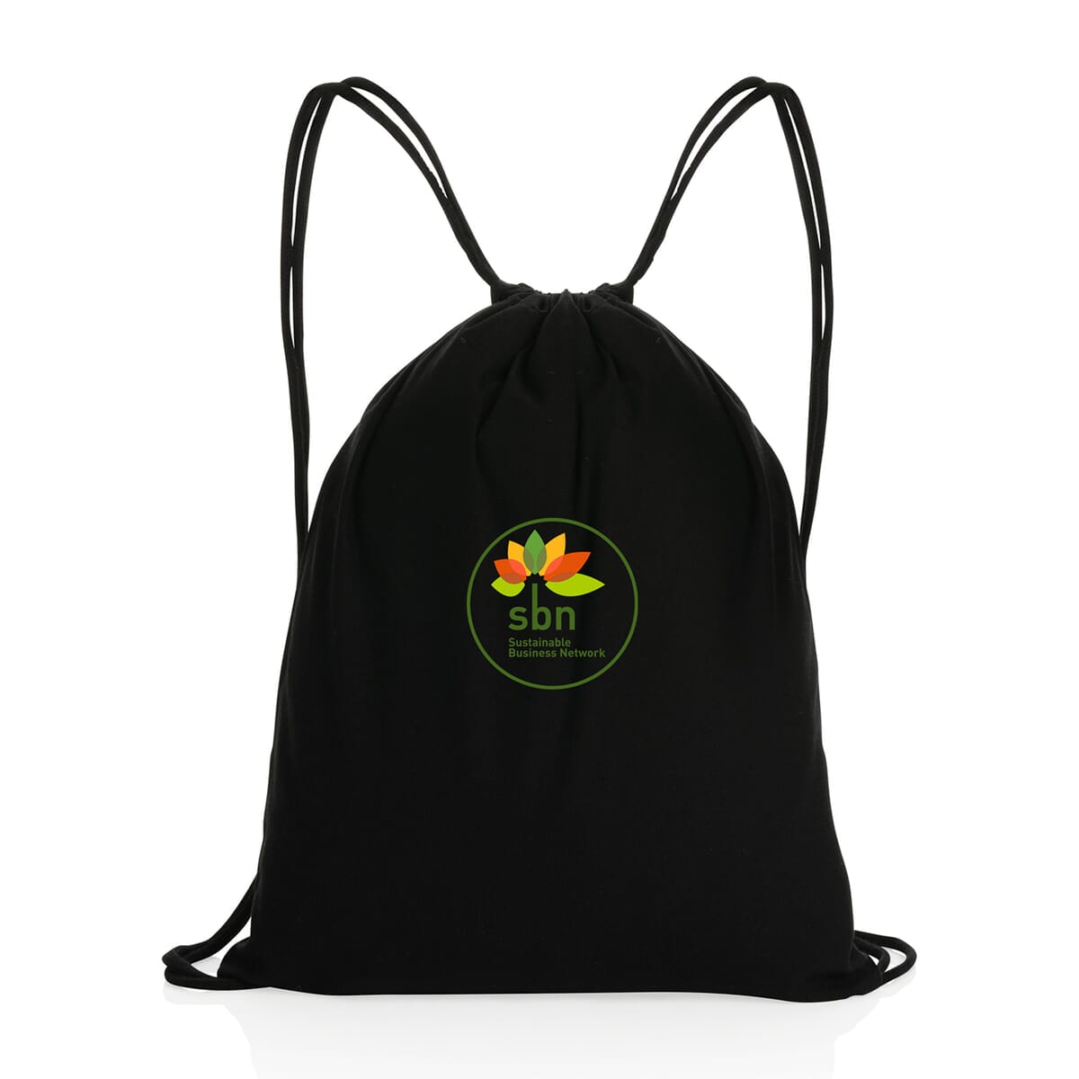 Impact AWARE™ Recycled Cotton Drawstring Backpack 145g