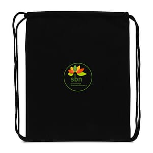 Impact AWARE™ Recycled Cotton Drawstring Backpack 145g