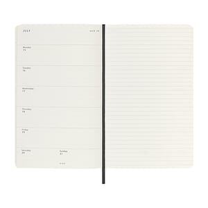 Moleskine® Soft Cover Large 12-Month Weekly 2026 Planner