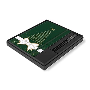Moleskine® Hard Cover Holiday Notebook and Kaweco Pen Gift Set