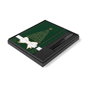 Moleskine® Hard Cover Holiday Notebook and Kaweco Pen Gift Set