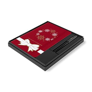 Moleskine® Hard Cover Holiday Notebook and Kaweco Pen Gift Set