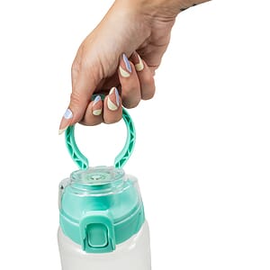 Cool Gear® Cylinder Bottle with Halo Lid - 32 Oz.