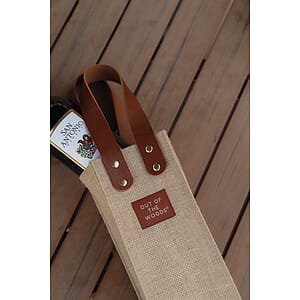 Out of The Woods® Jute Wine Tote