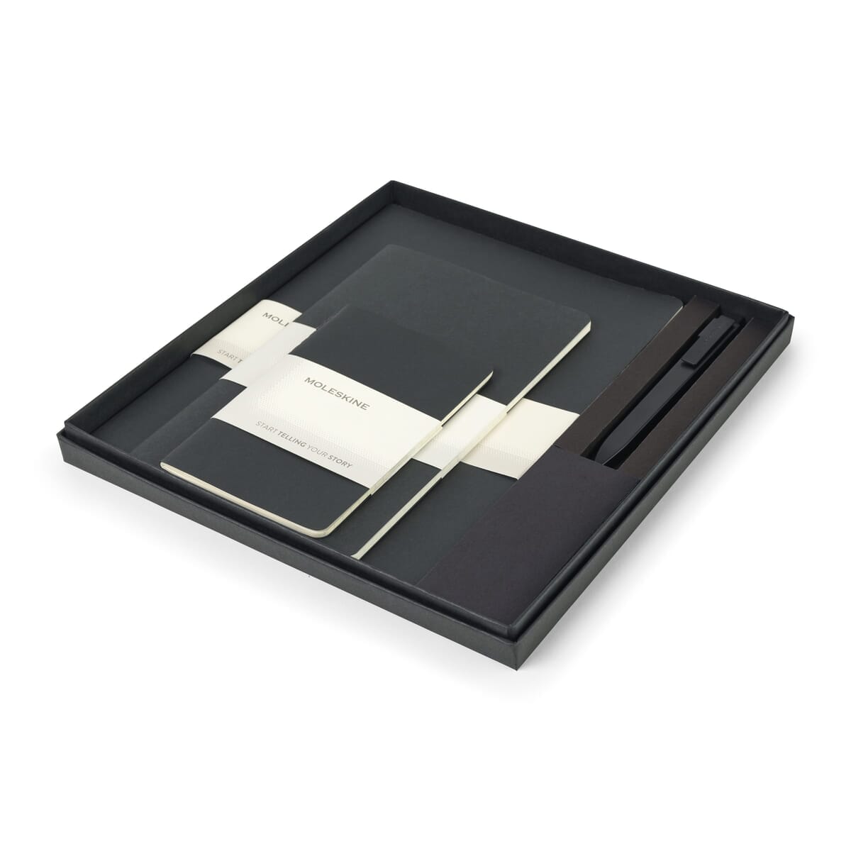 Moleskine® Assorted Cahier and GO Pen Gift Set