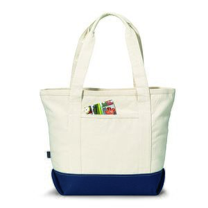 Newport Cotton Zippered Tote