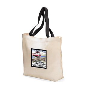 Colored Handle Tote