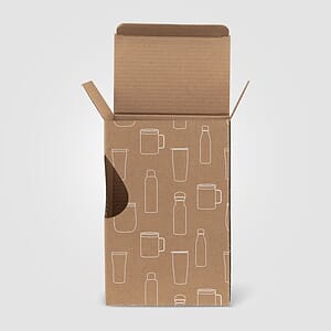 Craft Paper Gift Box for Drinkware #4
