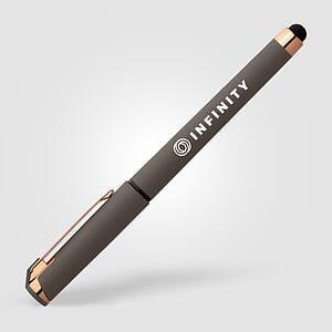 Islander Softy Rose Gold Gel Pen w/ Stylus