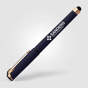 Islander Softy Rose Gold Gel Pen w/ Stylus