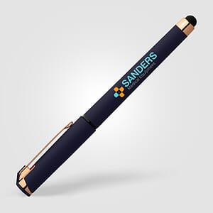 Islander Softy Rose Gold Gel Pen w/ Stylus