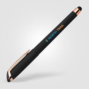 Gazelle Gel Softy Rose Gold Pen w/ Stylus