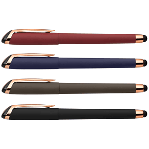 Gazelle Gel Softy Rose Gold Pen w/ Stylus