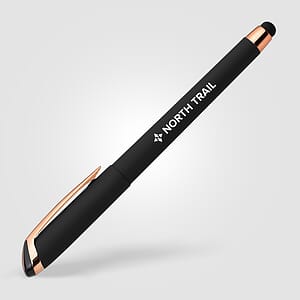 Gazelle Gel Softy Rose Gold Pen w/ Stylus