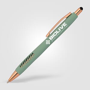 Avalon Softy Rose Gold Designer Pen w/ Stylus