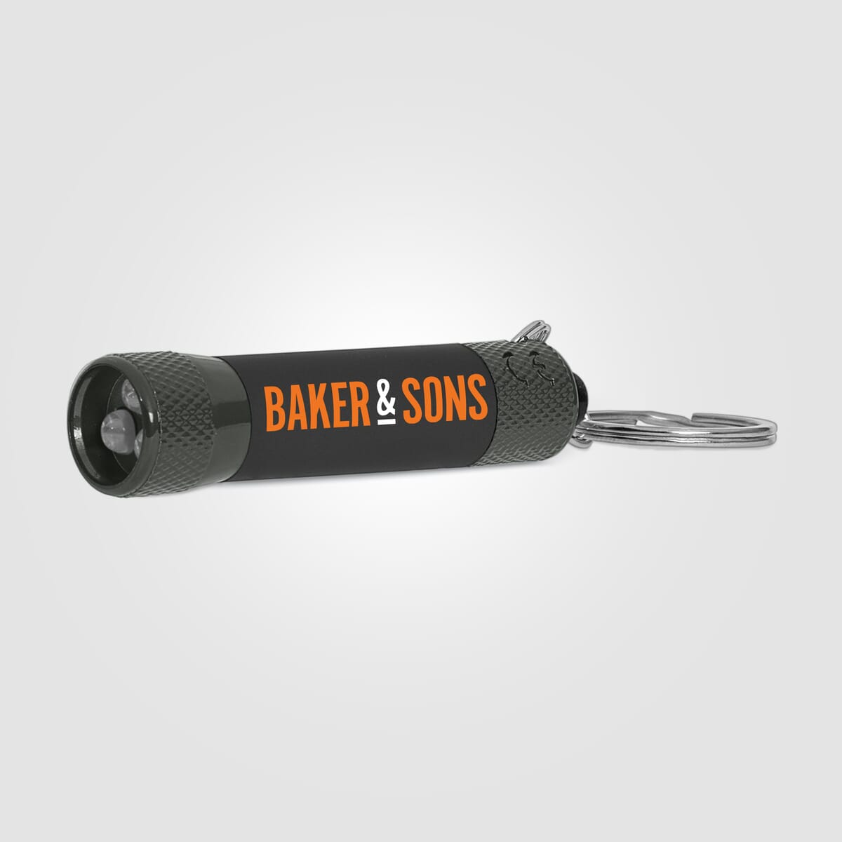 Chroma Softy Monochrome Metallic - LED Flashlight with Keyring