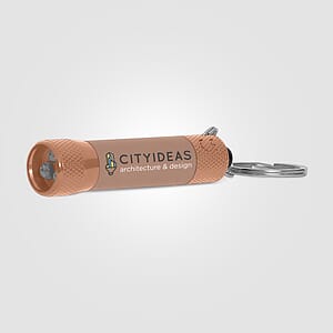 Chroma Softy Monochrome Metallic - LED Flashlight with Keyring