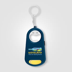 Casper LED Light, Bottle Opener, Keyring, Tape Measure