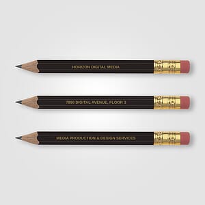 Golf Pencil (Hex with eraser)