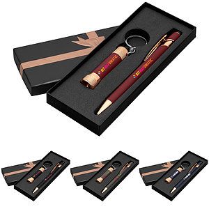 Ellipse & Chroma Softy Rose Gold Classic Ribbon Gift Set