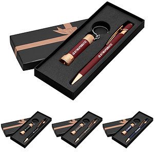 Ellipse & Chroma Softy Rose Gold Classic Ribbon Gift Set