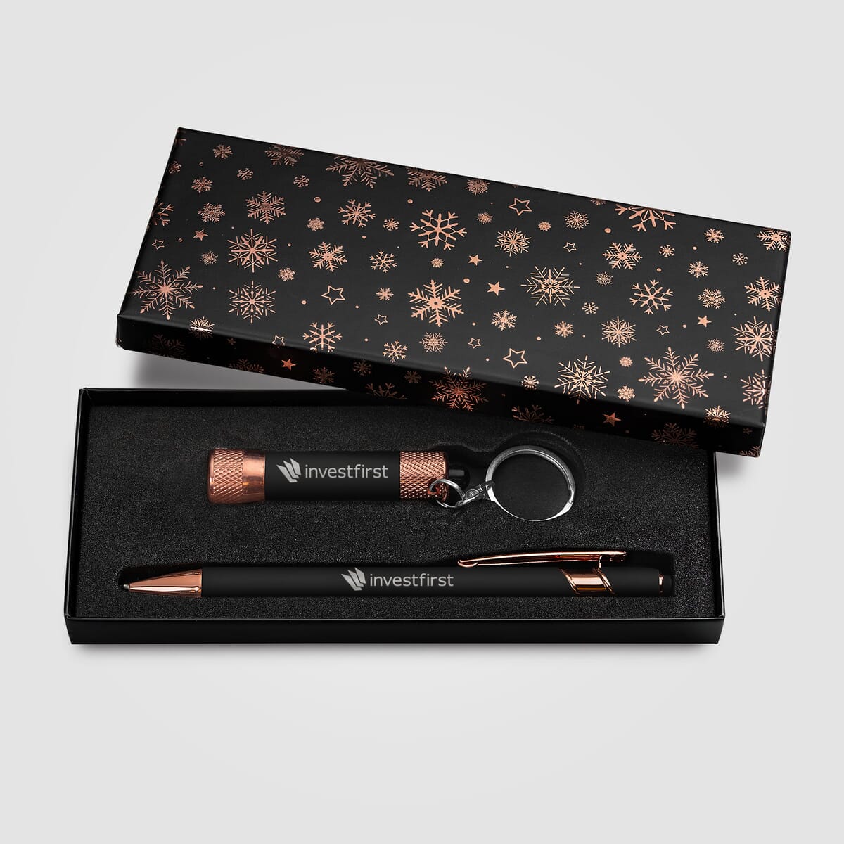 Ellipse & Chroma Rose Gold Snowflake Gift Set