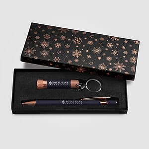 Ellipse & Chroma Rose Gold Snowflake Gift Set