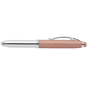 Vivano Softy Metallic Pen w/ LED Light and Stylus