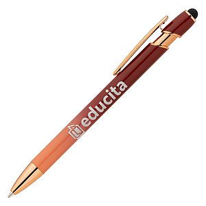 Ellipse Ombre Rose Gold Stylus Pen