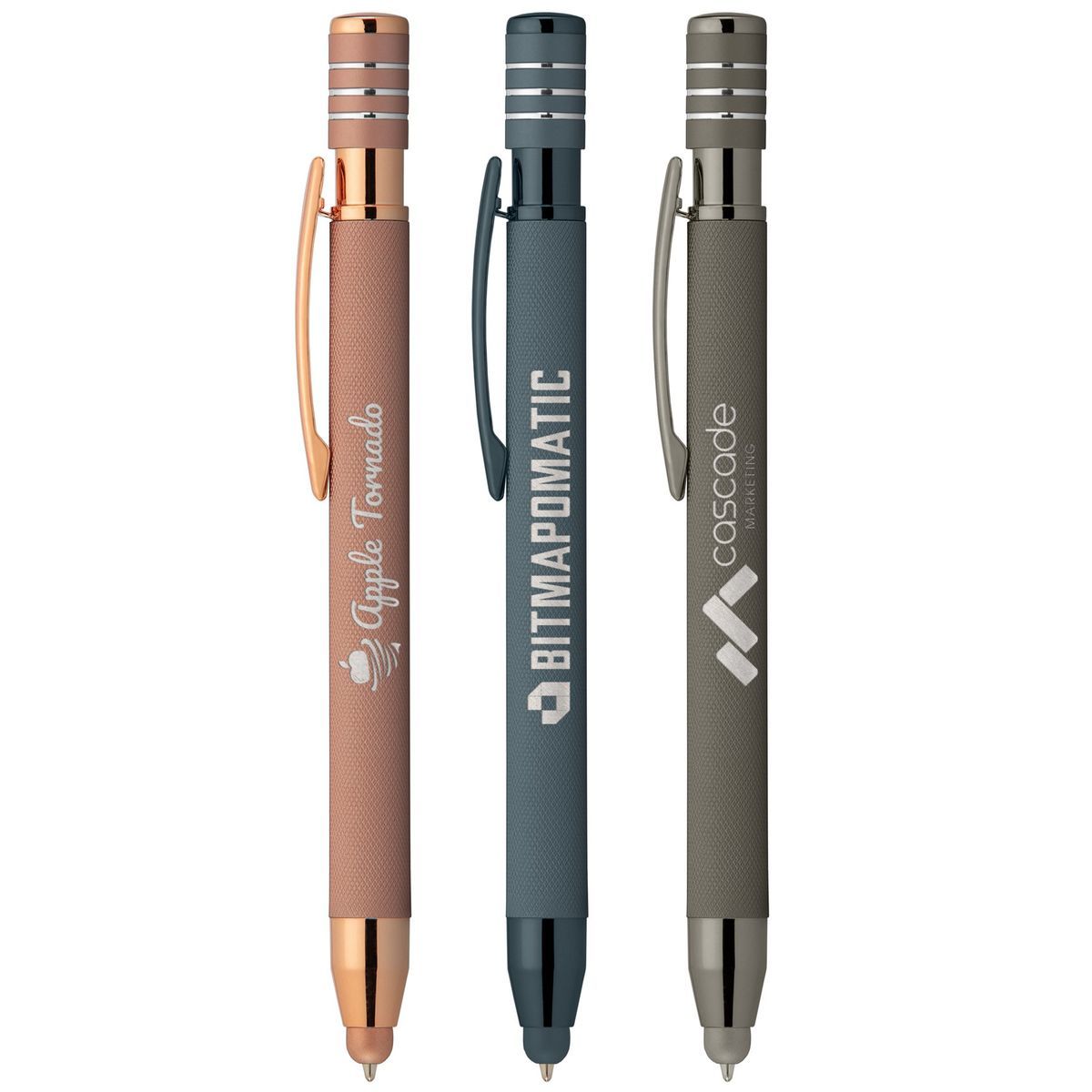 Marin softy monochrome micro knurl stylus pen | Order Swag